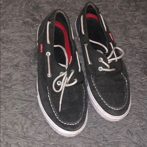 Levis shoes white and grey